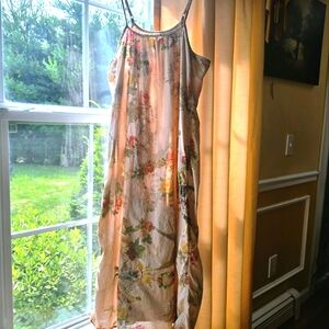 Magnolia Pearl European Cotton Audrey Bird Floral Slip Dress NWT